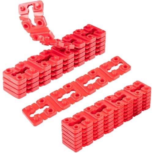 Outlet Spacers for Electrical Box, 48 PCS Spacers for Box Extender Kit, Plastic Wall Plate Spacer, Tile Backsplash Shims for Loose Outlet/Switch Repair (Stackable)