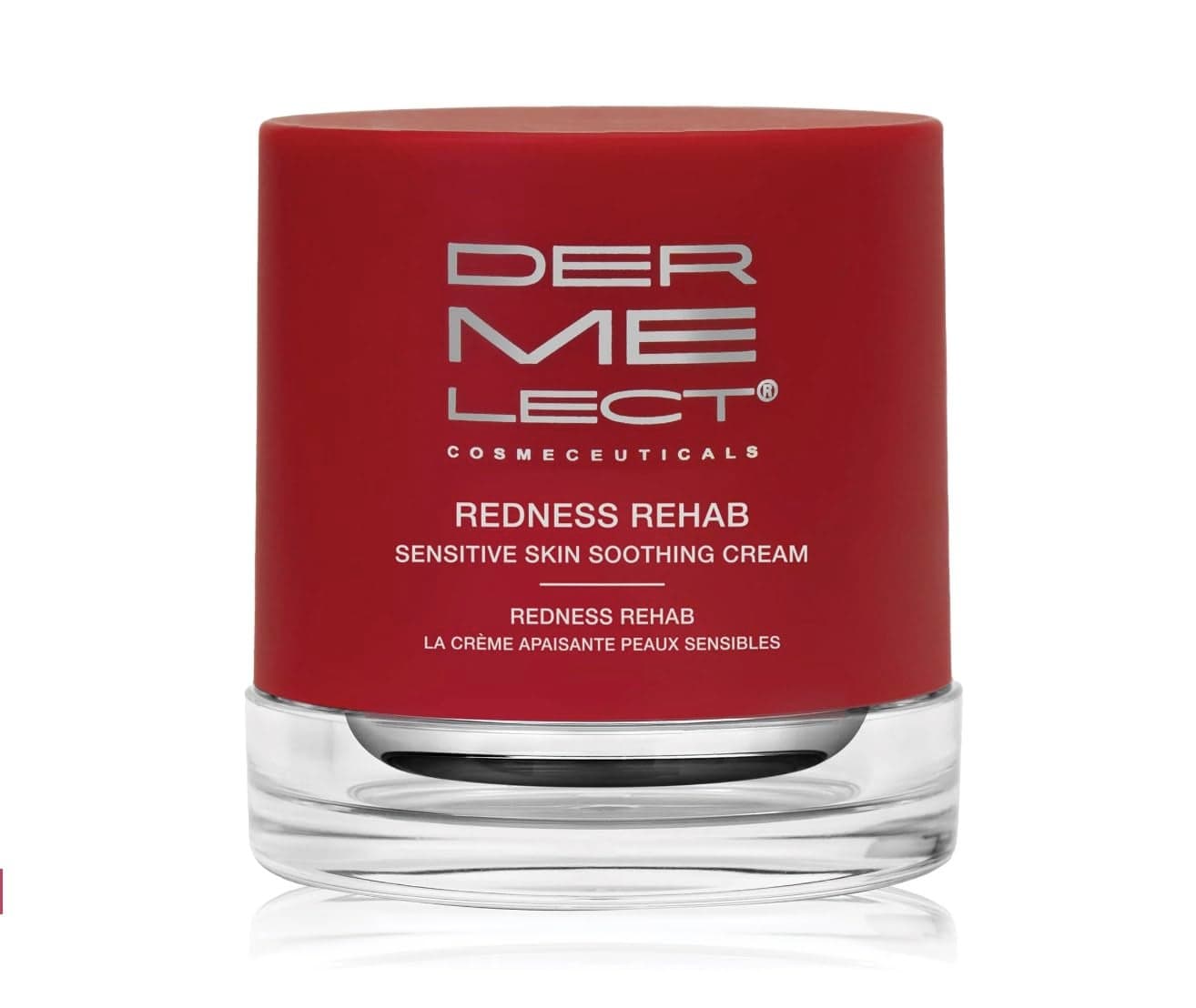 Dermelect Redness Rehab Sensitive Skin Soothing Cream for Face Calming Hydrating Treatment with Jojoba Extract Shea Butter Allantoin for Redness Dryness Discomfort GlutenFree 17 oz