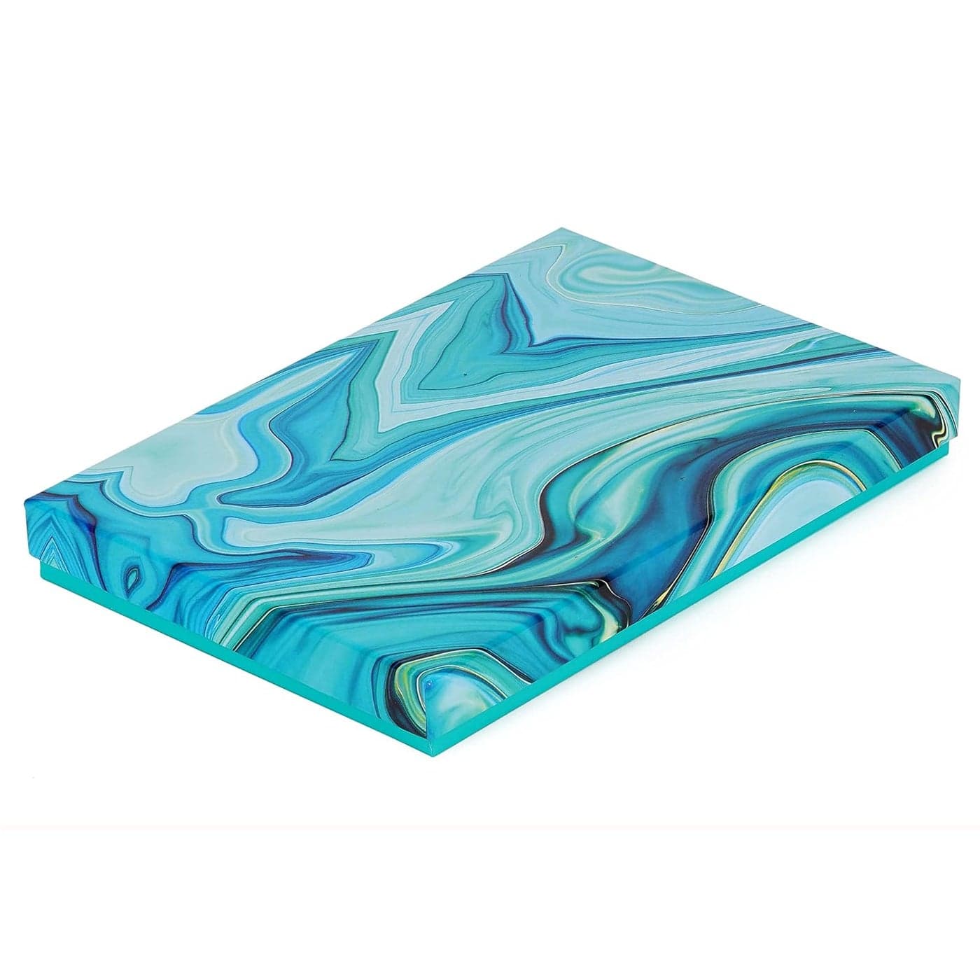 LINE N CURVES Chocolate Box 24 Pcs Cavity Premium Lid chocolate BoxChocolates Packaging box for gifting Marble Blue Pack Of 20 pcs
