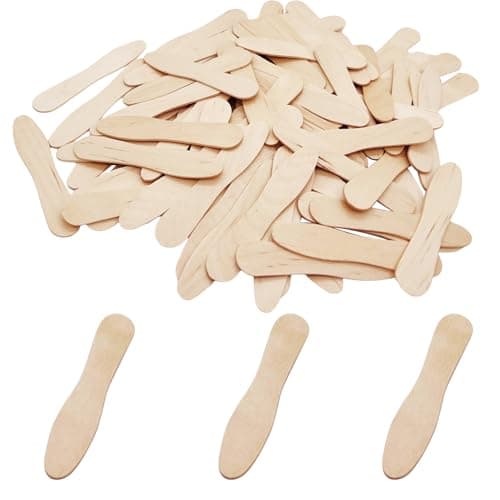 XYSMZM 200 Pcs 3 Inch Mini Wooden Spoons, Disposable Small Tasting Spoons, Biodegradable Compostable Birchwood