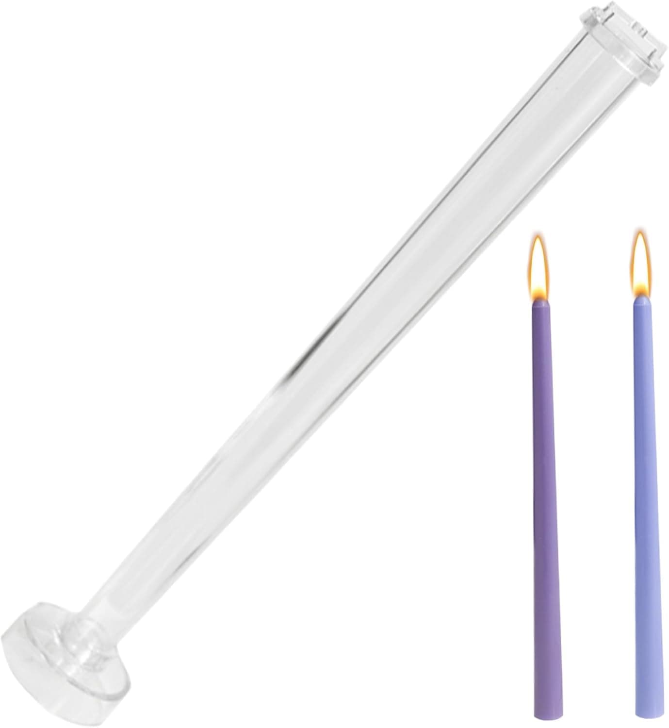 BRIGHTAIL INFRA Taper Candle Mold 102 Inch Clear Polycarbonate Tapered Candlesticks Candle Molds for Wedding Parties Dinner Home Decor BIPCM4