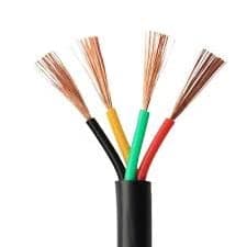 Litost® Pvc Multicore Flexible Copper Wire & Cable Size 4 MM x 4 Core With (ISI MARK) For Home, Domestic & Industrial Electrical Use Length - (15 Meter)