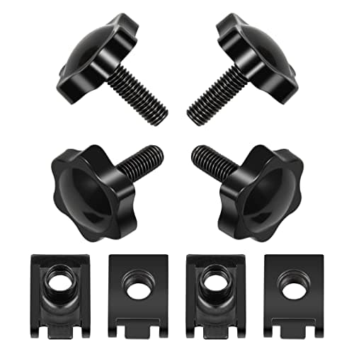 Amazicha Theft Deterrent Saddlebag Locks Saddle Bag Lock Black Fit for Harley Davidson Touring Street Glide, Electra Glide, Road King, Road Glide 1988-Later