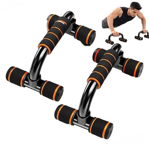 ODDISH Way to Fitness Push-Up Board with Detachable Handles, Grip Strengthener with Adjustable Resistance, and Finger Exerciser for Man and Women (Orange)