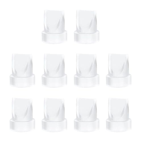 10 PCS Silicone Duckbill Valve Compatible with Momcozy M5 Wearable Breast Pump, Designed for M5 Electric Breast Pump Replacement Parts, Pumping Breastfeeding Essential Accessories for New Moms
