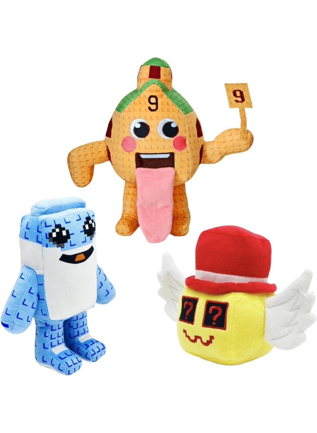 3 pcs Steal a Brainrot Plush Toy, Candy Meowl from Steal a Brainrot Stuffed Animal Plushies for Game Fans, Collectible Gift for Kids Boys Girls Adults
