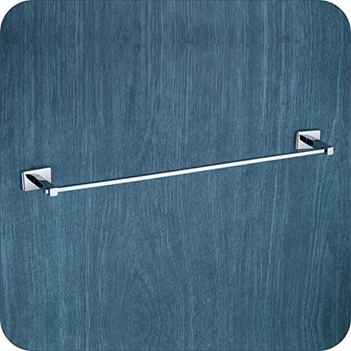 EASYHOME FURNISH Towel Rod Wall mountable Cloth Hanger Towel Stand Rack for Bathroom Cloth Stand Towel Holder 24 inch fr38(304 Stainless Steel,Chrome Finish)