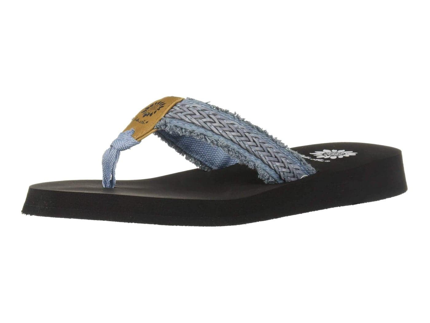 Yellow Box Women's Fianni Sandal, Denim, 7.5 M US