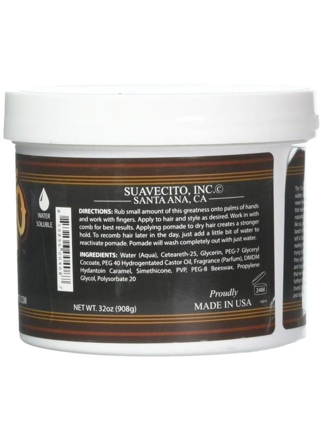 Original Hold Pomade 32 oz, 1 Pack - Medium Hold Hair Pomade For Men - Medium Shine Water Based Wax Like Flake Free Hair Gel - Easy To Wash Out - All Day Hold For All Hairstyles