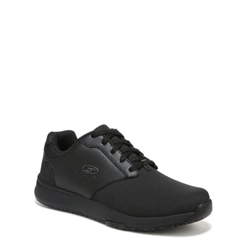 Dr. Scholl's Shoes Men's Intrepid Slip Resistant Work Sneaker,Black,13