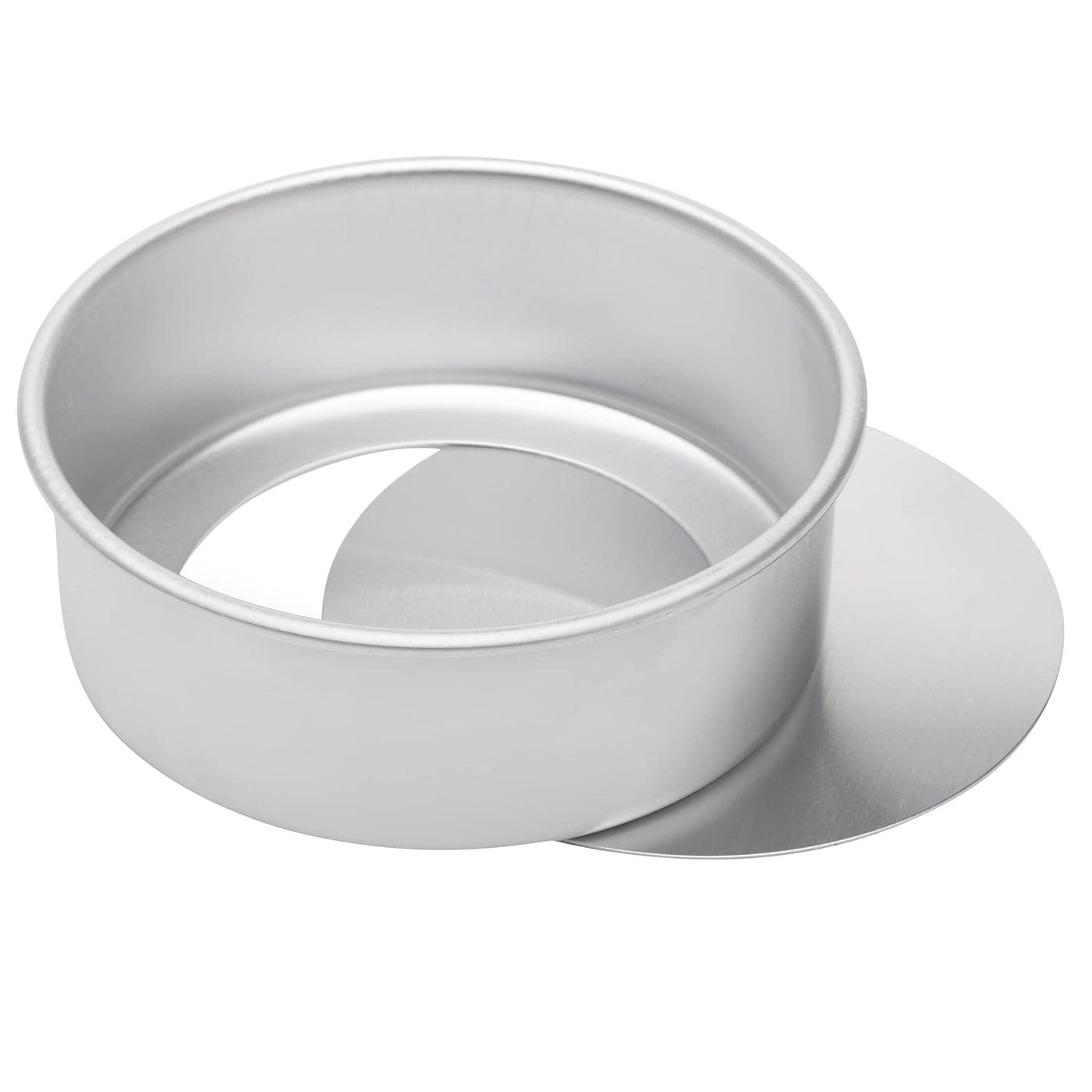 Ateco Aluminum Cake Pan with Removable Bottom Round 8 by 3Inch Silver