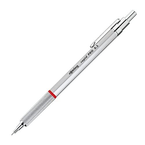 rOtring Rapid Pro Mechanical Pencil 05 mm Silver