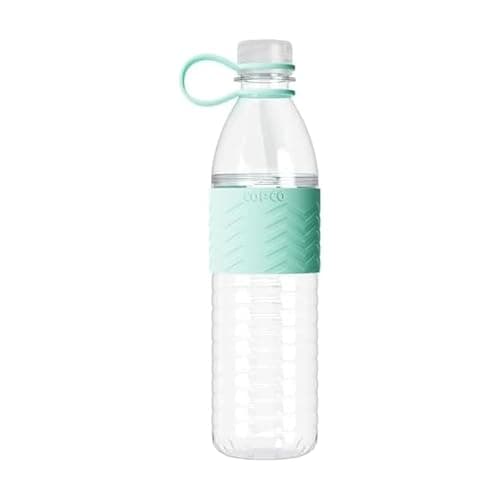Copco Hydra 20 oz Tritan Water Bottle with Leak-Proof Lid & Textured Grip - BPA-Free, Dishwasher Safe, Easy Twist-Open for Ice & Fruit - Fits Cup Holders, Lightweight, Durable(Robins Egg Blue)