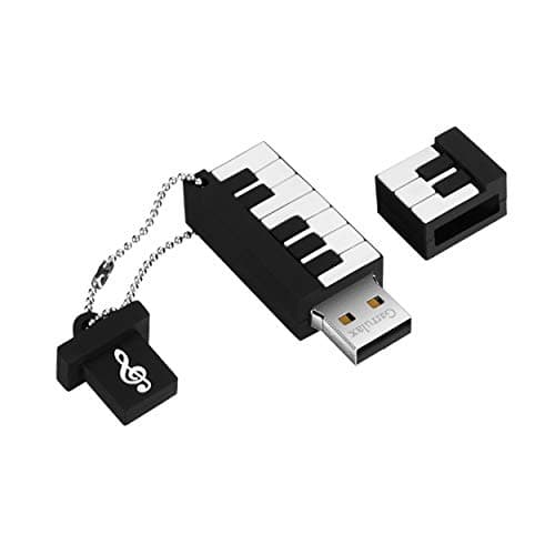 GARRULAX USB Flash Drive, 8GB / 16GB / 32GB USB2.0 Cute Shape USB Memory Stick Date Storage Pendrive Thumb Drives (16GB, Piano)