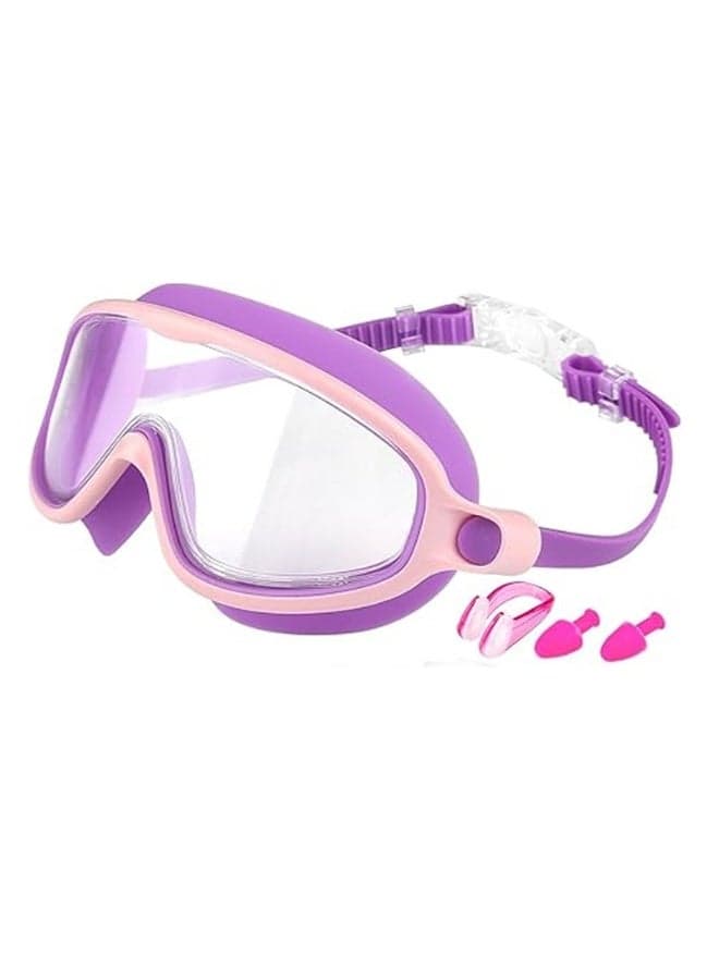 Swim Goggles Kids Swimming Goggles for Boys and Girls, Leak proof UV Protection and Anti Fog Lenses Swimming Goggles