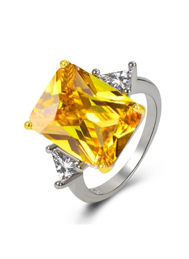 Creative luxury Gemstone Diamond Ring