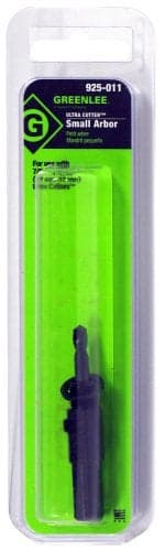 Greenlee 925-011 ARBOR PKG,HSS-SMALL , Black