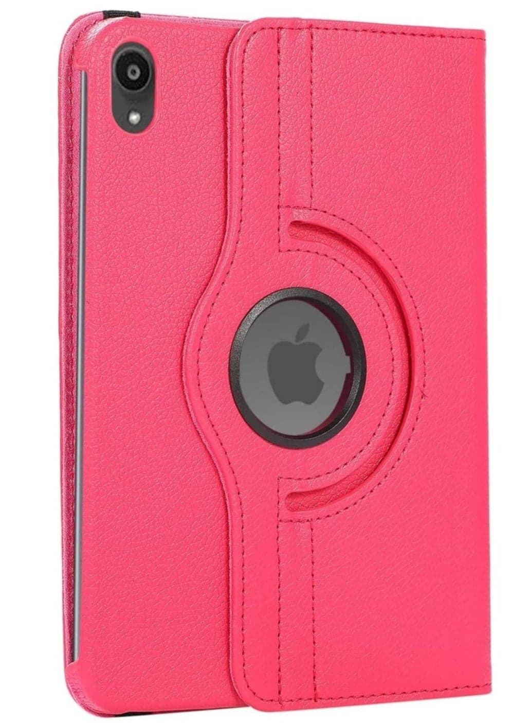 Rotating Case for iPad Mini 6 (6th Generation 8.3 Inch) - 360 Degree Swiveling Stand Protective Back Cover, Auto Wake/Sleep Feature for iPad Mini 6 2021 Model (Pink)