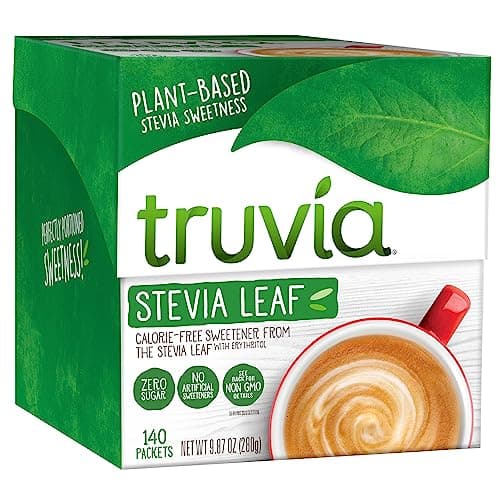 Truvia Natural Sugar Substitute 140 Packetsbox