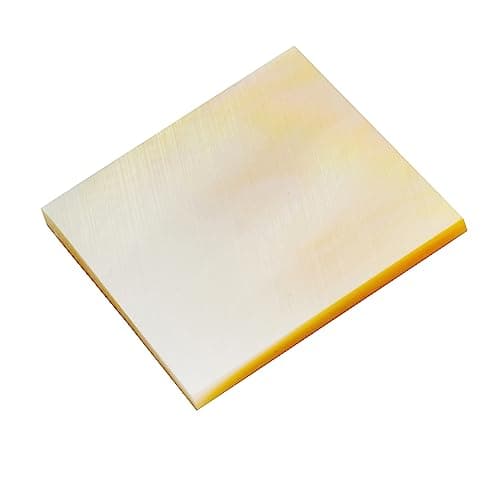 Musiclily Pro Natural Mother of Pearl Guitar Inlay Material Blank Sheet 25x25x2mm, Gold Pearl
