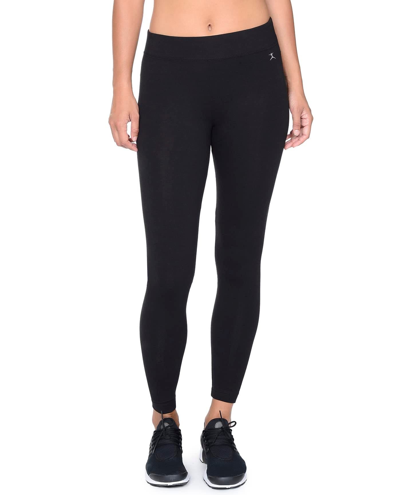 Danskin Women's Essentials Ankle Legging, Black, L