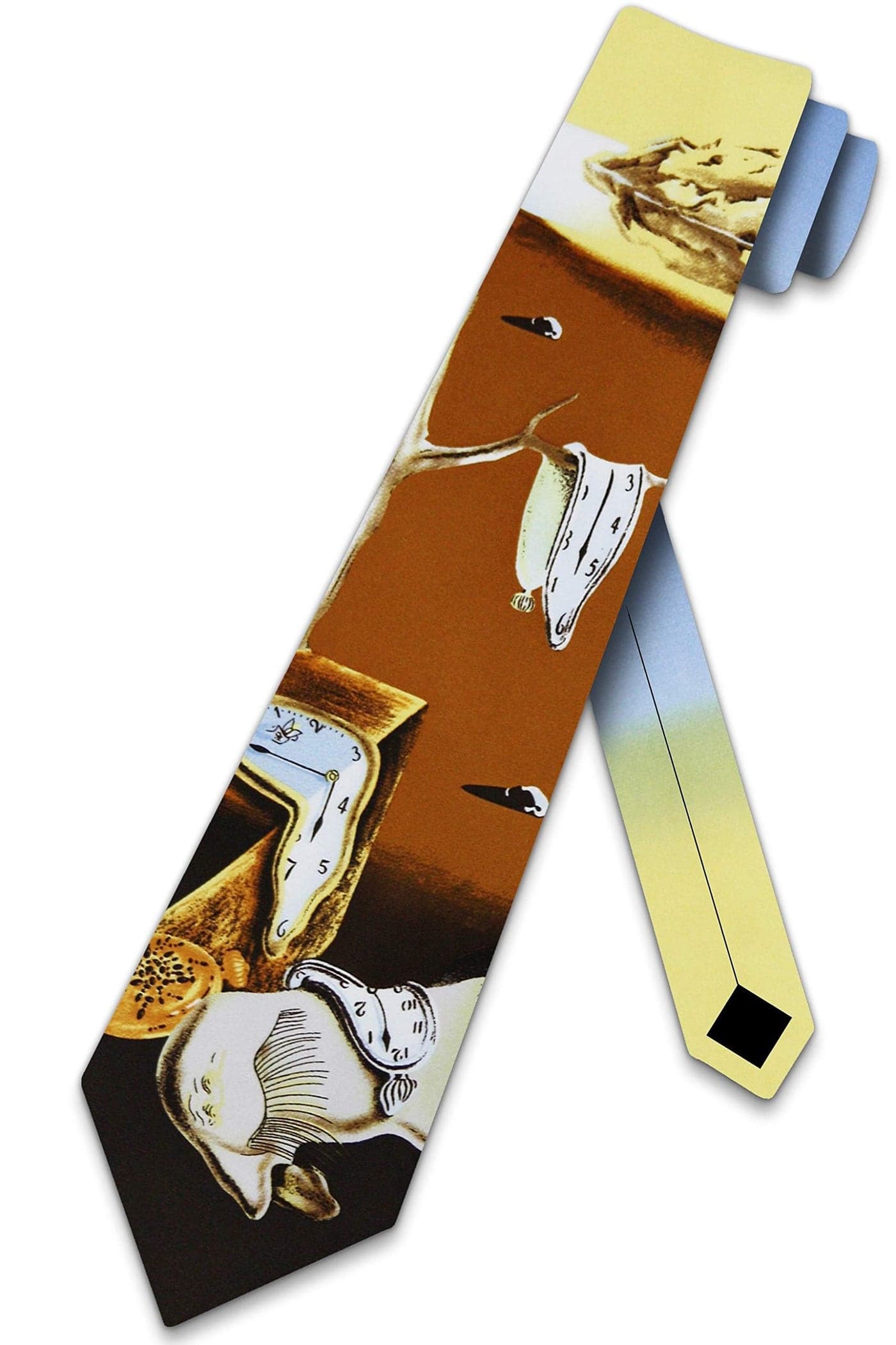 Three Rooker Time Warp Mens Ties Dali Neckties Art tie