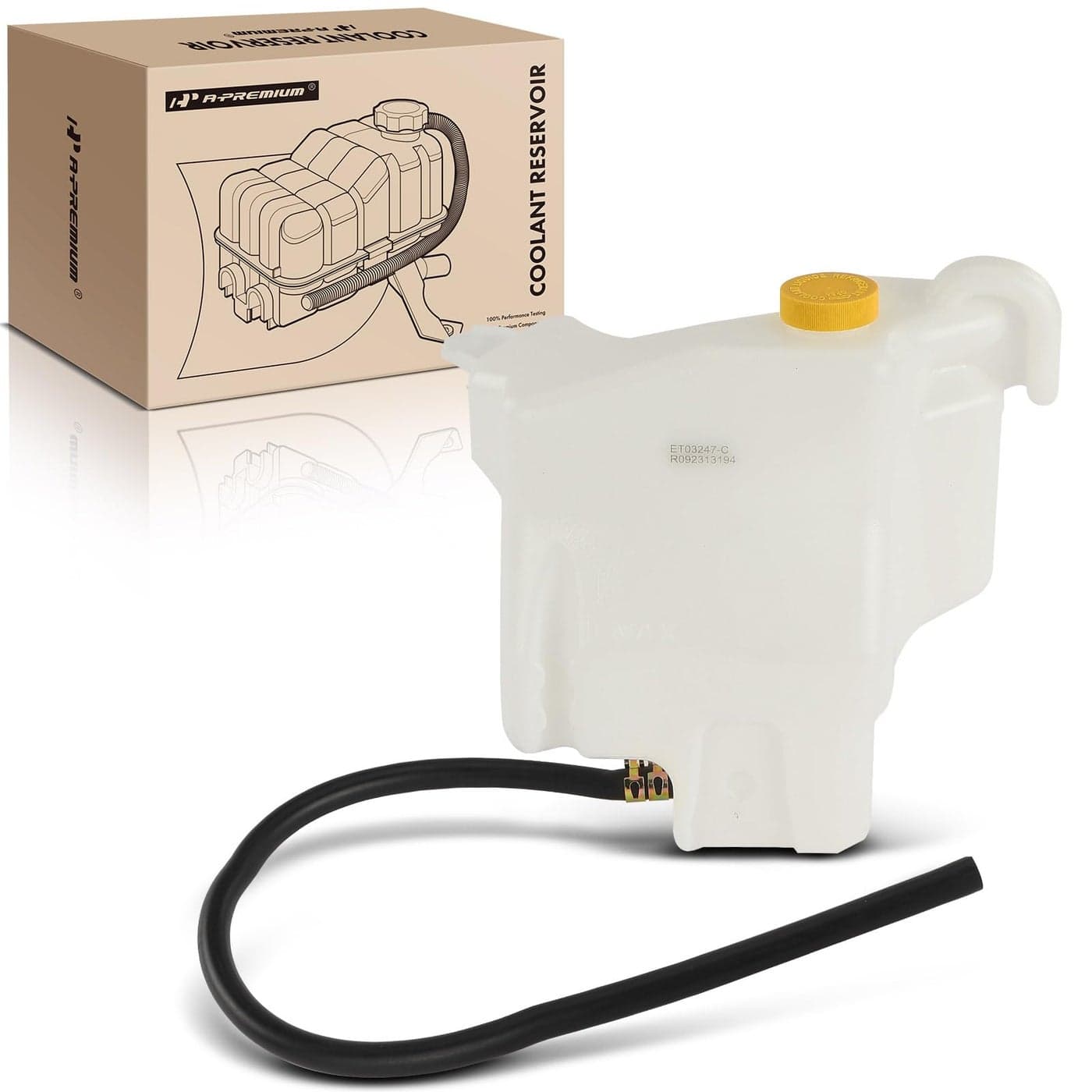APremium Coolant Expansion Tank Compatible with Nissan Altima 20072013 L4 25L 2013 Coupe Only Maxima V6 35L 20092014 Front