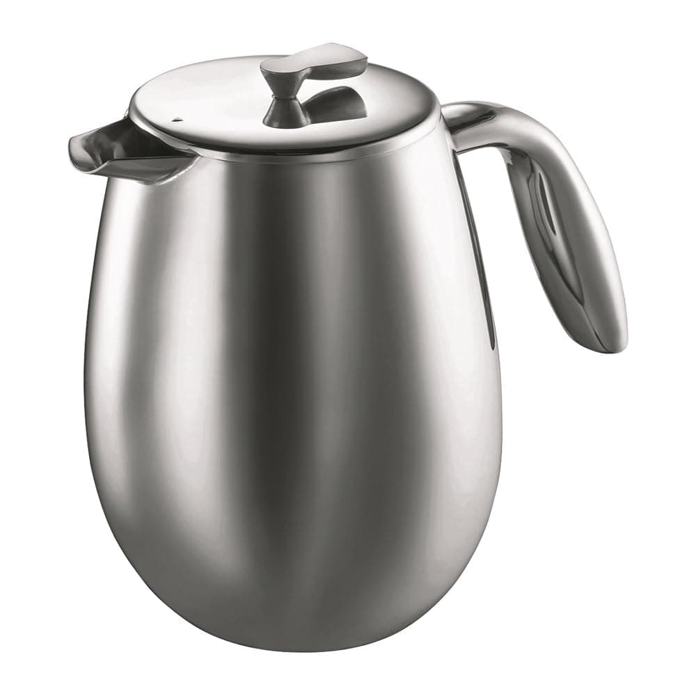 Bodum 51 oz Columbia Thermal French Press Coffee Maker Insulated Double Wall Stainless Steel Chrome