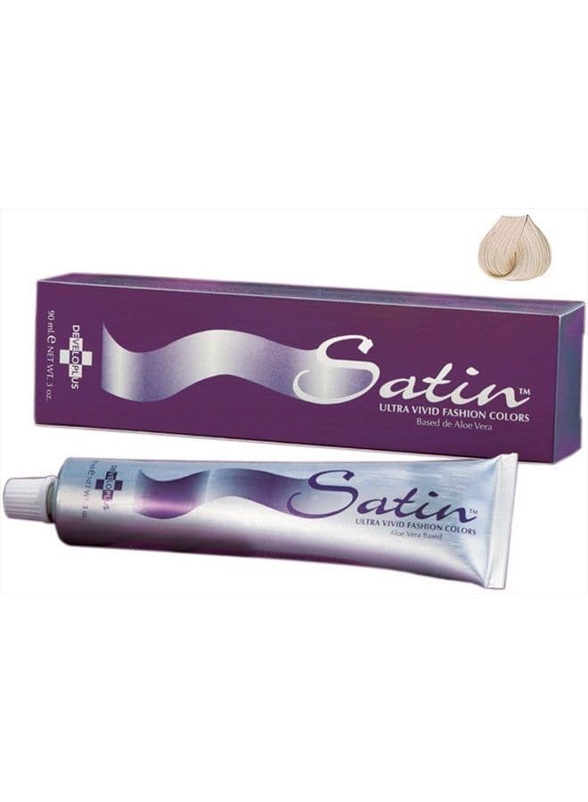 SATIN Hair Color Ash Series, Very Light Ash Blonde, 3.0 Ounce
