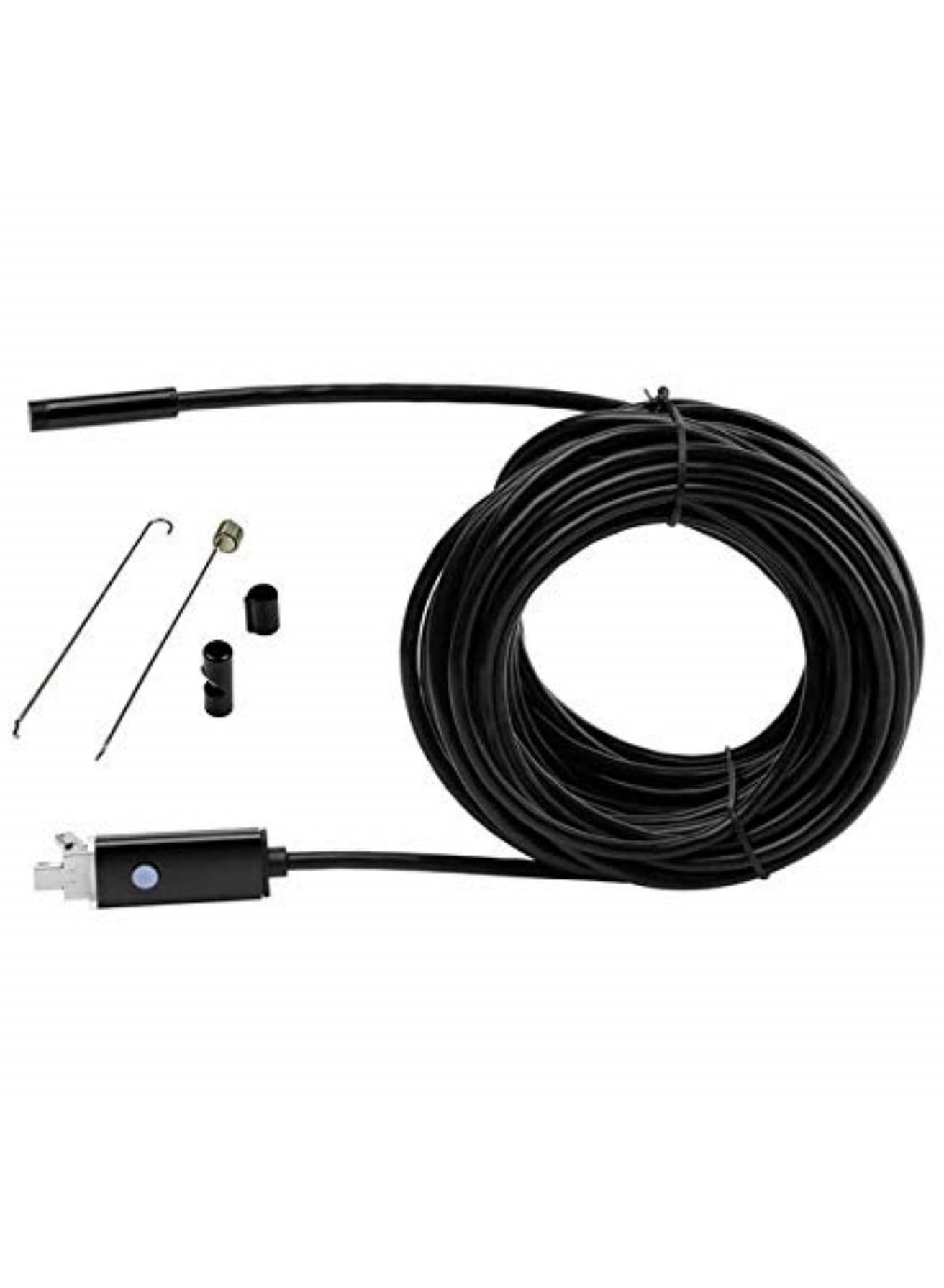 2.0MP USB Endoscope Camera with 3.5M Cable Android Compatible Mini Sewer Inspection Camera Borescope for OTG USB Pipe Snake Camera Car Engine Inspection Waterproof IP67 Industrial Endoscope
