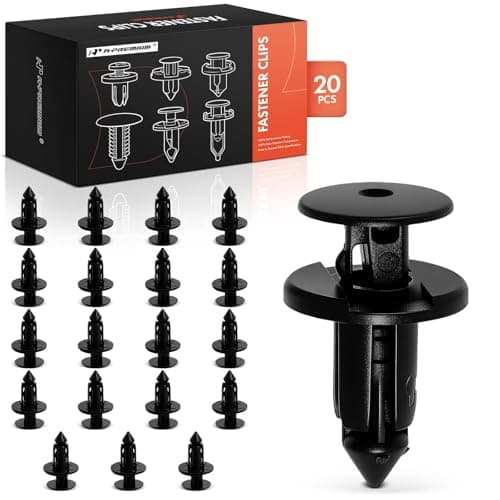 A-Premium 20PCS Nylon Rocker Panel Moulding Retainer Clips Push Type Compatible with Lexus RX350, RX450h, ES350, is F, IS250, IS350, LS430, LS460, LS600h, RC F, RC350, GS200t, GS350, GS430, HS250h