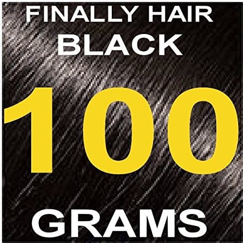 Finally Hair Hair Fiber Refill 100 Grams For Hair Loss Concealing by Finally Hair Black