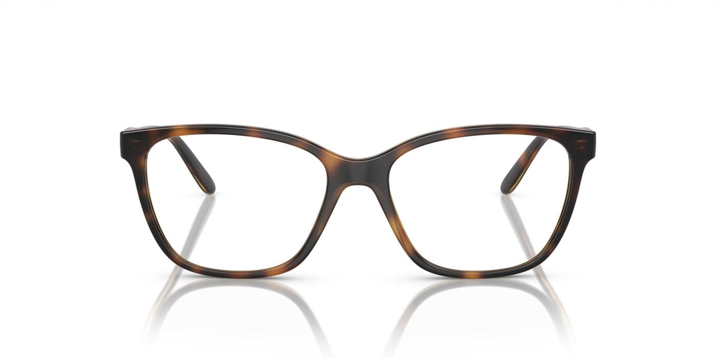 Vogue Eyewear Women's VO5518 Square Prescription Eyewear Frames, Dark Havana/Demo Lens, 53 mm