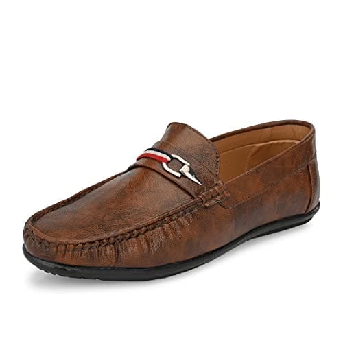 Centrino Loafer for Men | Stylish & Comfortable with Soft Cushioned Insole | Hand-Stitched Design for Trendy 9804-2_Brown_8