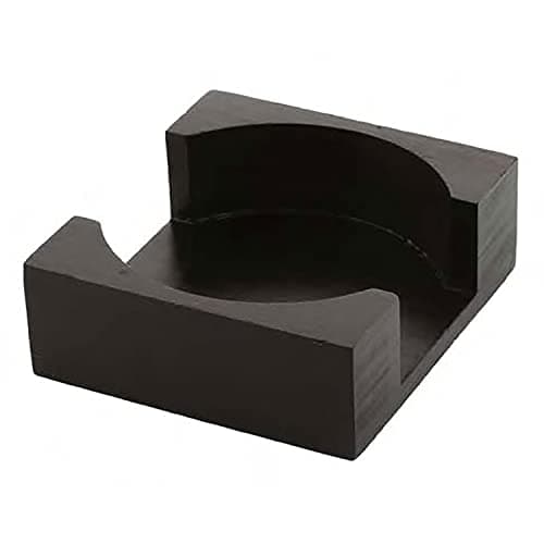 Thirstystone Dark Walnut Wooden Coaster Holder for Round Coasters 4.5" x 4.5"