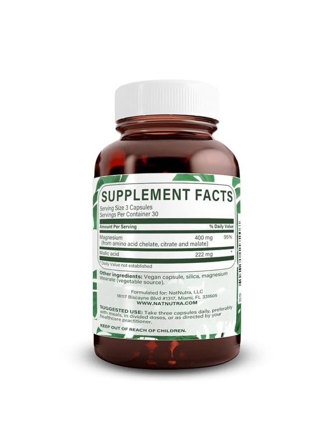 Mega Magnesium® 400 mg, 90 Capsules (Pack of 2)