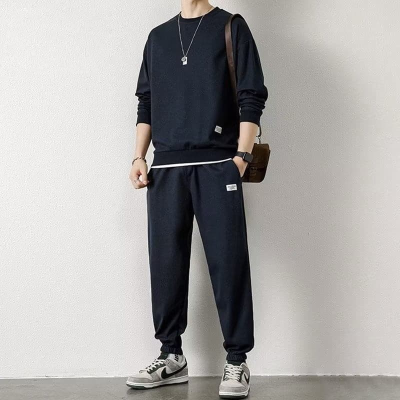 Leisure Sports Sweater Suit Men'S Fashion Clothes With Handsome Set Of Fashion Brand
