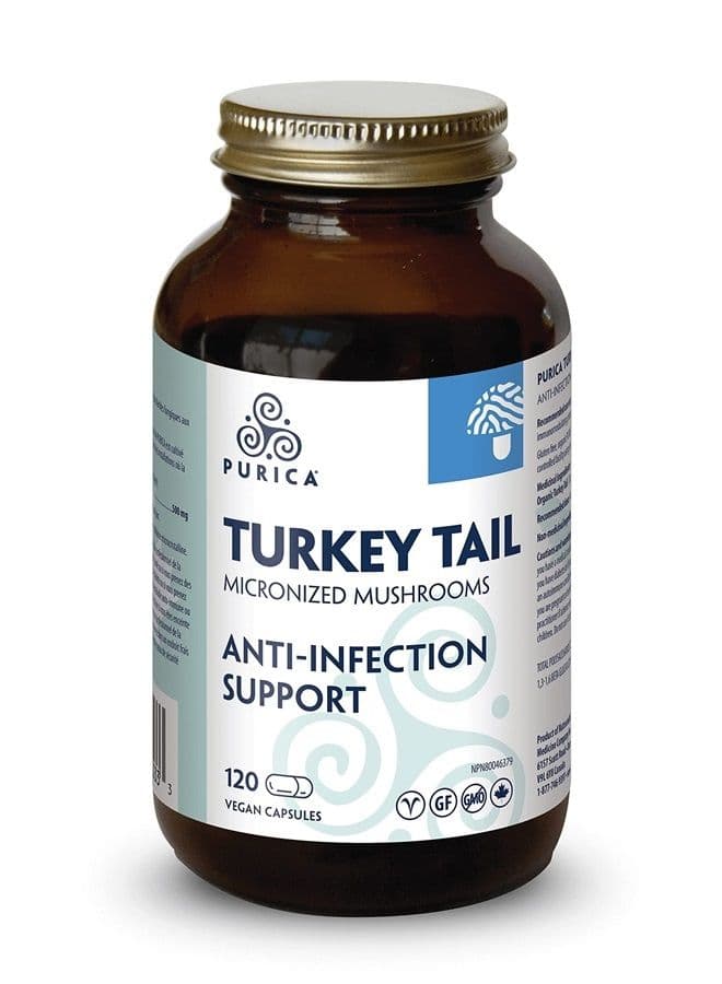 500mg Coriolus Yunzhi Mushroom(Turkey Tail) 120 Capsules