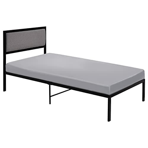 Cot Sheets 31" x 75", Cot Size Sheet Fitted with Narrow Twin/Camp Bunk/Rvs Bunk/Guest Beds/Army Cots/Trifold Mattress, Super Soft Breathable Microfiber Bed Cover, Bottom Sheet, Gray