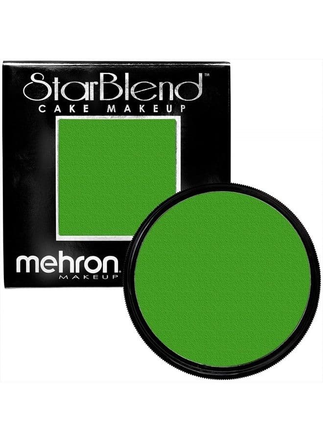 Makeup StarBlend Cake Makeup | Wet/Dry Pressed Powder Face Makeup | Powder Foundation | Green Face Paint & Body Paint 2 oz (56g)