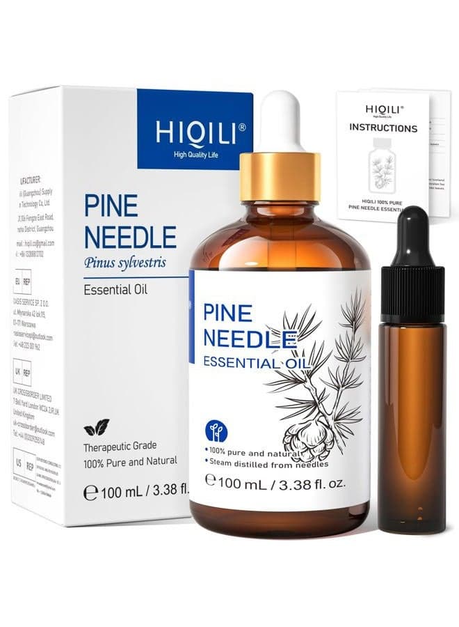 Pine Needle Essential Oil for Diffuser Skin Massage-100ml,3.38fl. oz