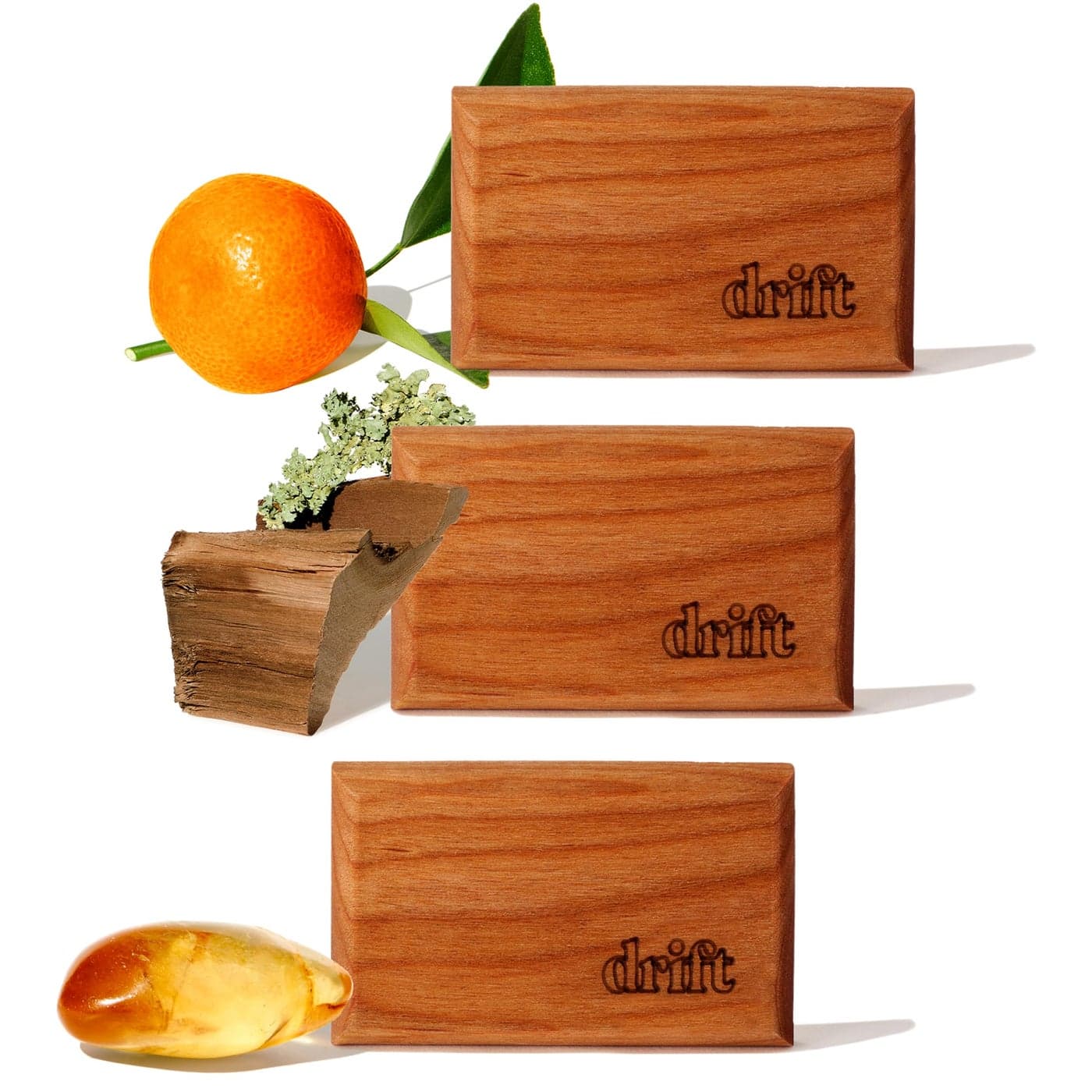 Drift Car Air Freshener Wood Fragrance Automotive Odor Eliminator Car Fresheners Long Lasting Variety Scent Refill Pack of 3 NO CLIP INCLUDED