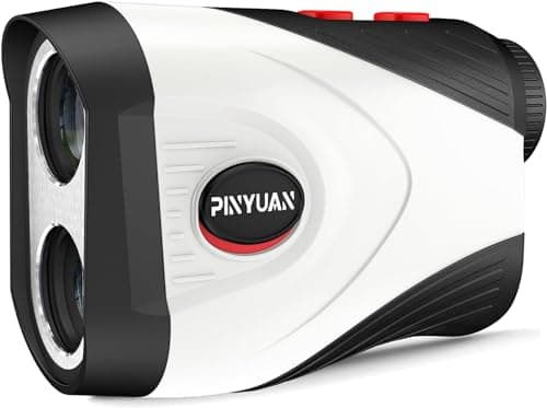 Golf Rangefinder with Slope1200 Yards Laser Range Finder Golfing7X MagnificationFlag Lock VibrationRechargeable Range Finders with Magnet StripeContinuous Scan ModeHigh Precision Measurement