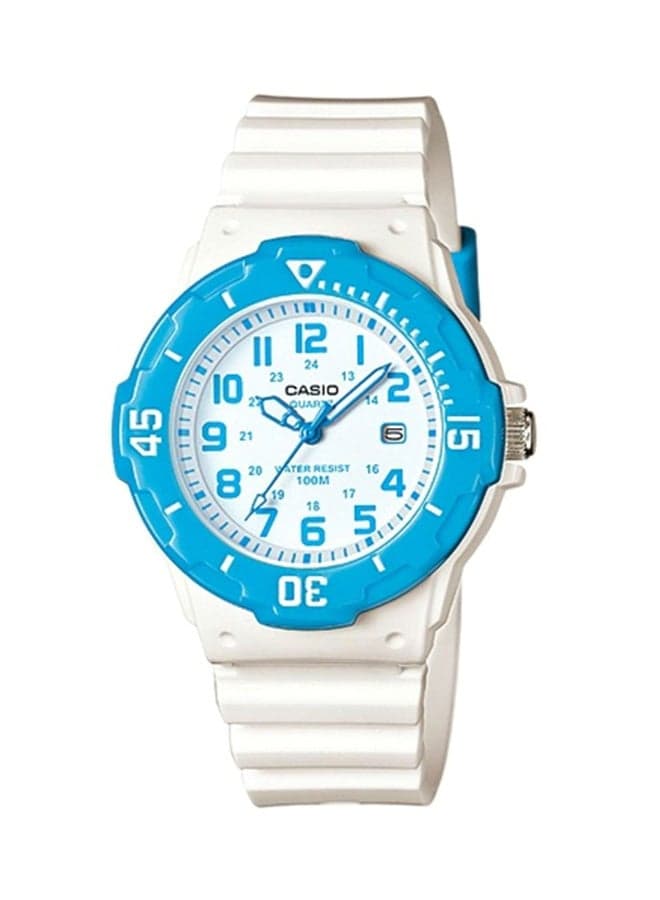 Girls Water Resistant Resin Analog Watch LRW200H-2B - 39 mm - White