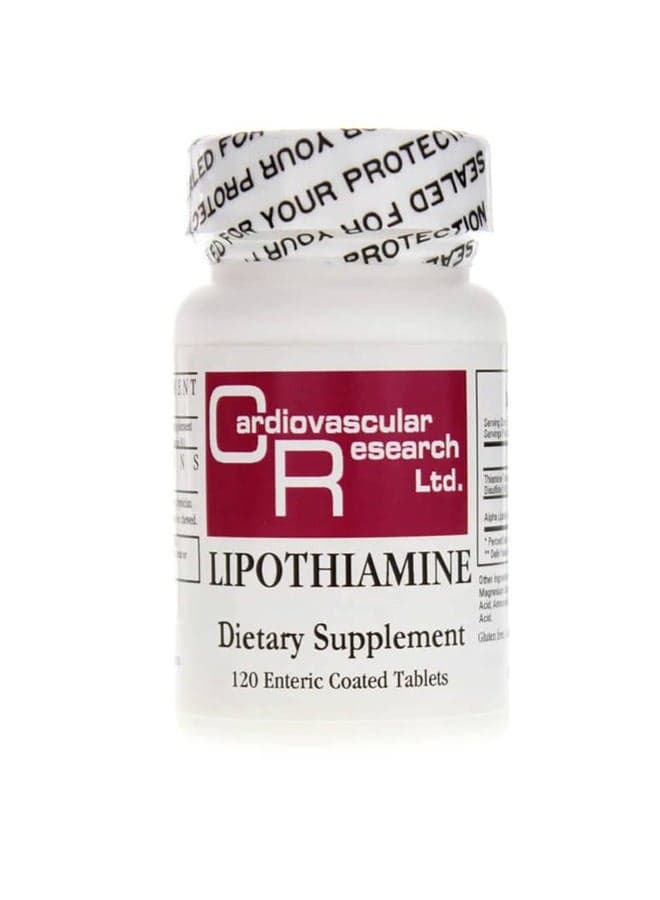 HJZWTS Cardiovascular Research Thiamine B1 Supplement 120 Tablets - Vitamin B1 Lipothiamine Now with Alpha Lipoic Acid - 120 Tablet Bottle