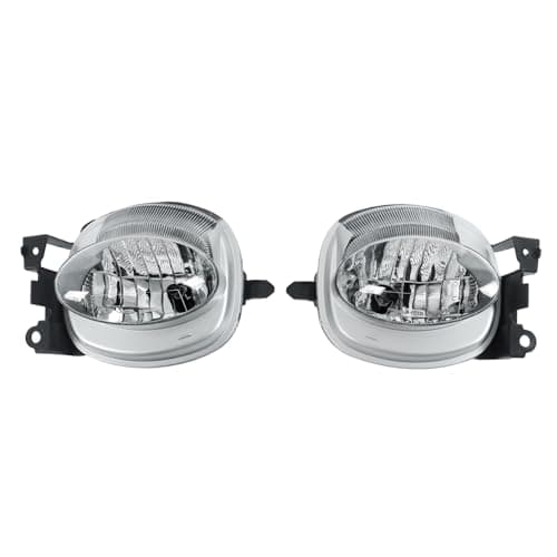 Silscvtt Fog Lights Assembly Replacement for 2007 2008 2009 Lexus ES350 with Bulbs Front Bumper Chrome Fog Light LeftRight Side Passenger Driver Side