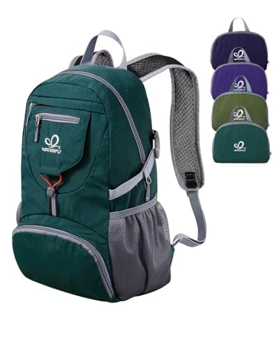 WATERFLY Small Lightweight Packable Backpack: 20l Ultra Light Foldable Travel Hiking Camping Daypack Day Pack for Man Woman