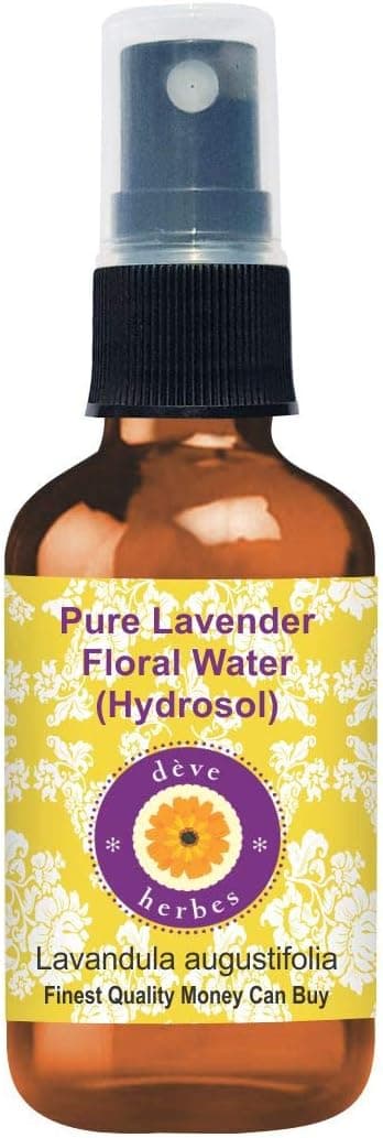 Deve Herbes Pure Lavender Floral Water HydrosolLavandula Augustifolia Natural Therapeutic Grade for Skin 50ml 169 oz
