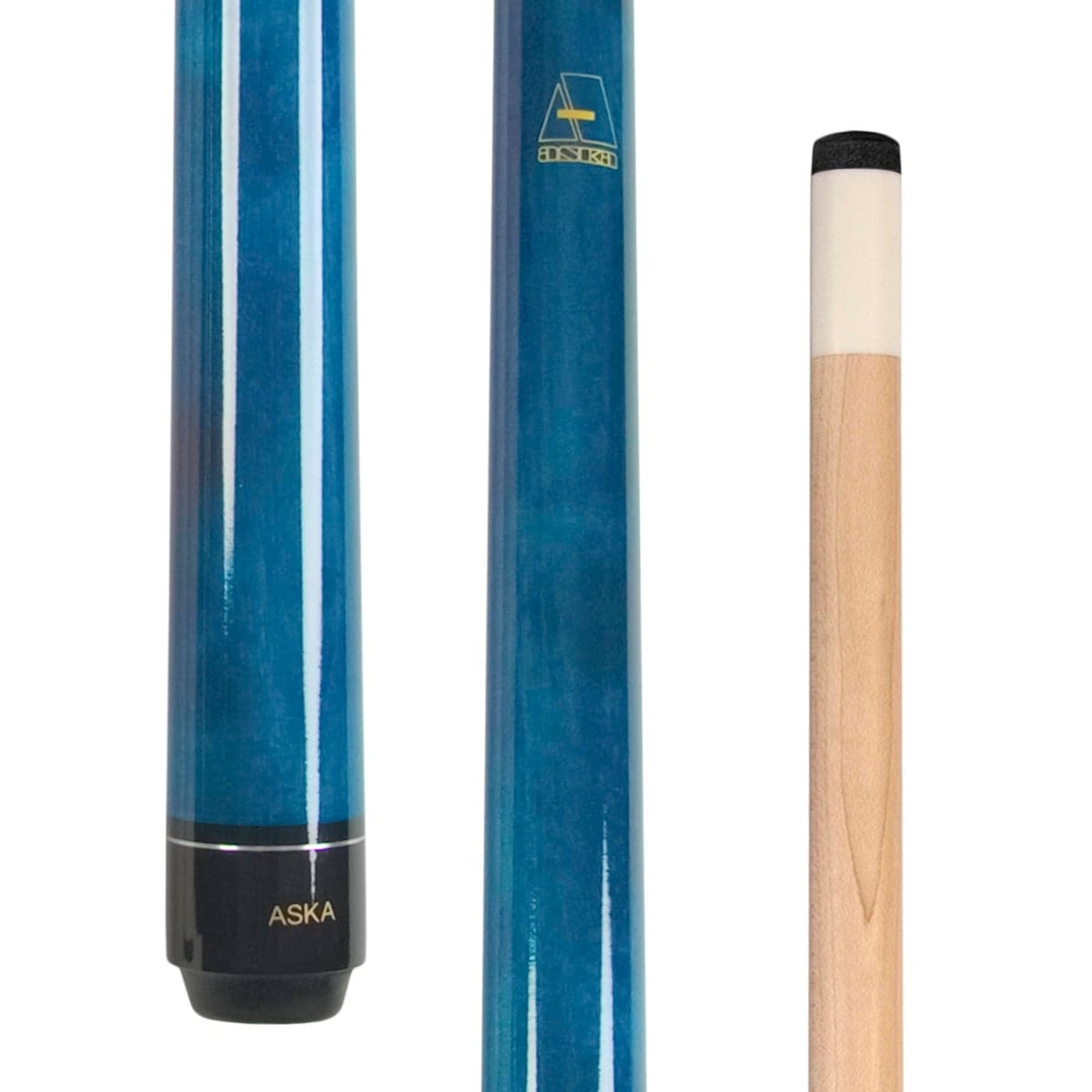 ASKA Short Kids Cue Stick Canadian Hard Rock Maple 13mm Hard Tip LECN no wrap 36 Inches
