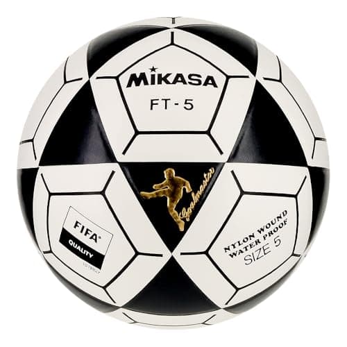 Mikasa FT5 Goal Master Soccer BallFoot Volleyball BlackWhite Size 5